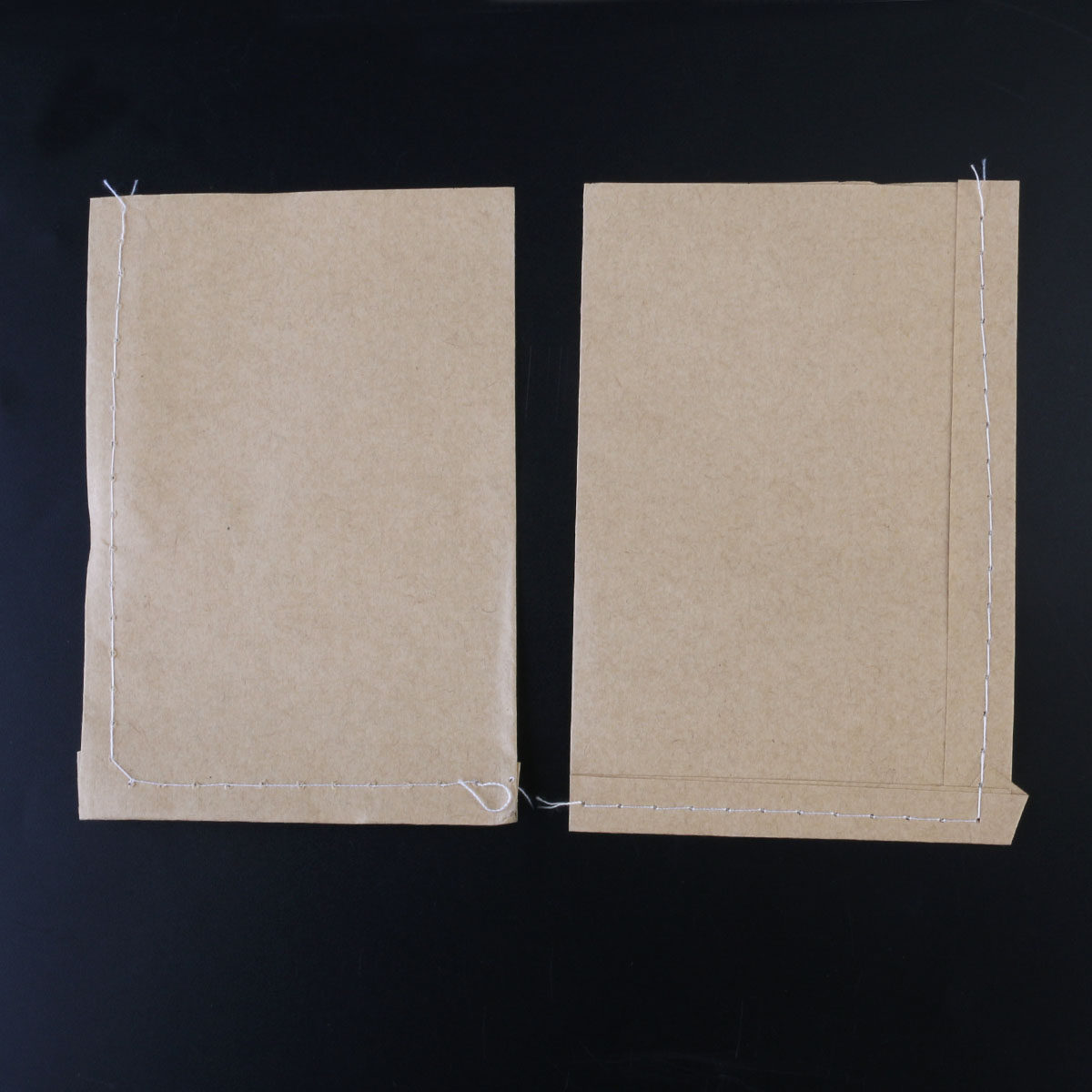 Food Storage Vegetables - 100 Stück Kraftpapier-Beutel, genäht, zur Aufbewahrung