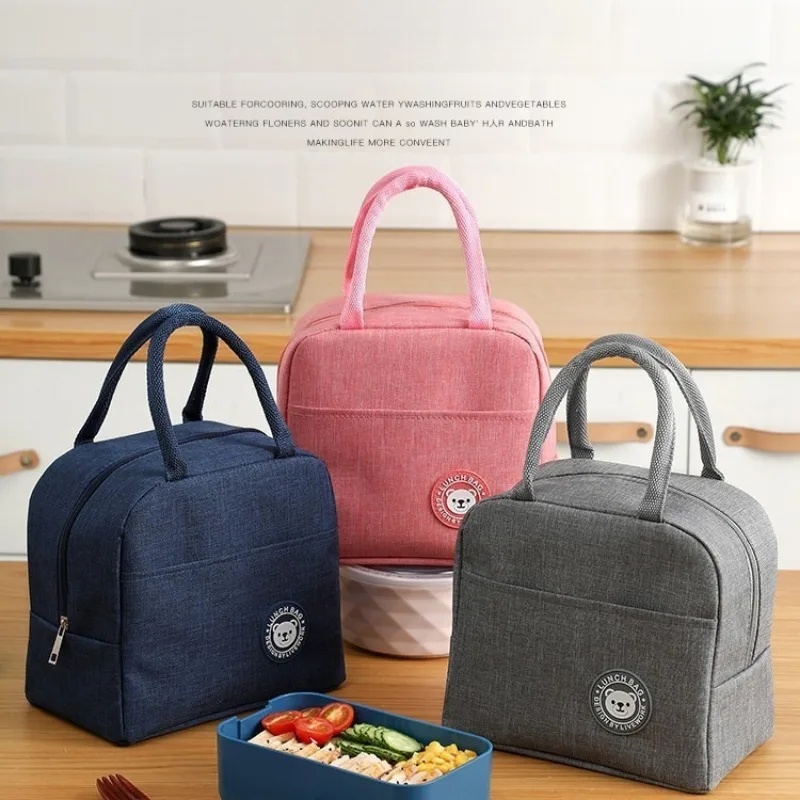 Food Storage Keep Warm - Tragbare Thermische Oxford-Lunch-Tasche, Multifunktionale Wasserdichte Picknick-Reise-Lebensmittelaufbewahrungstasche