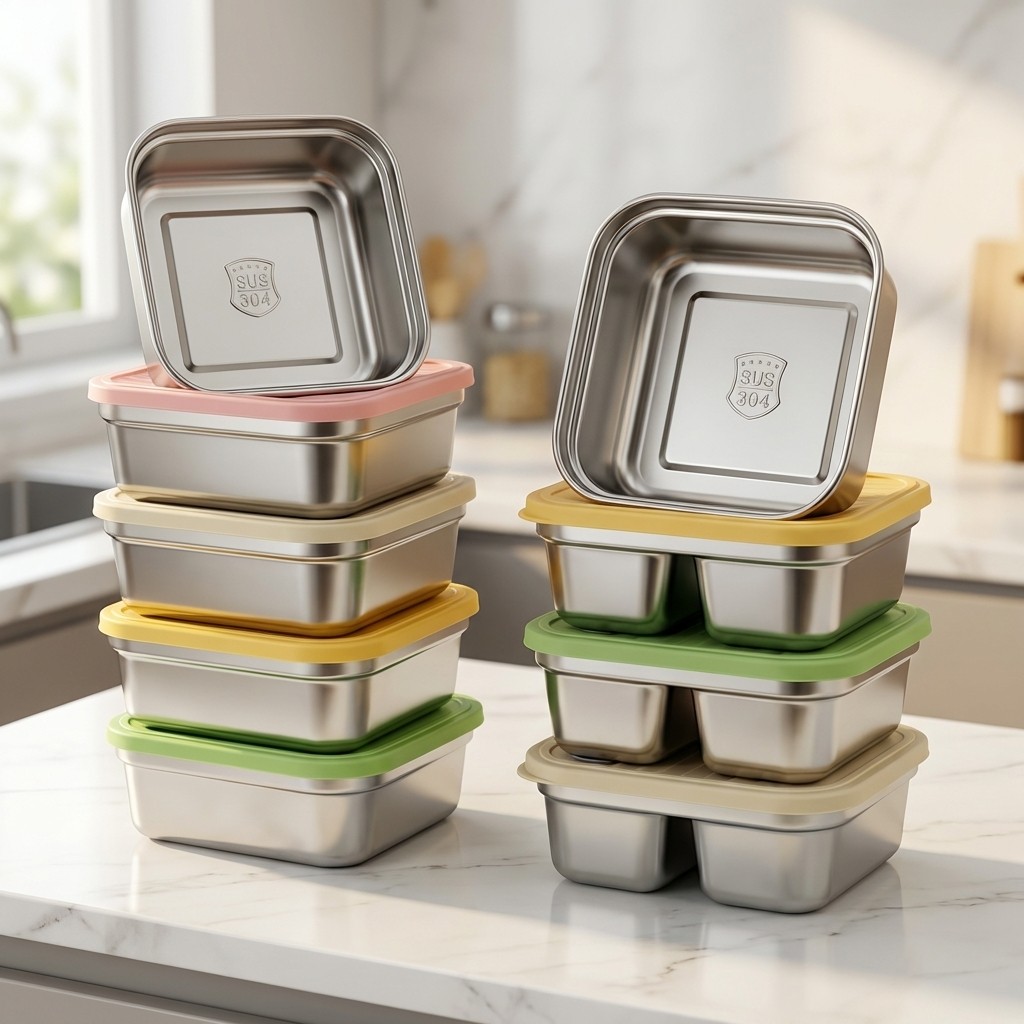 Food Storage For Camping - Obst- und Gemüse-Aufbewahrungsbehälter Stapelbar Große Kapazität