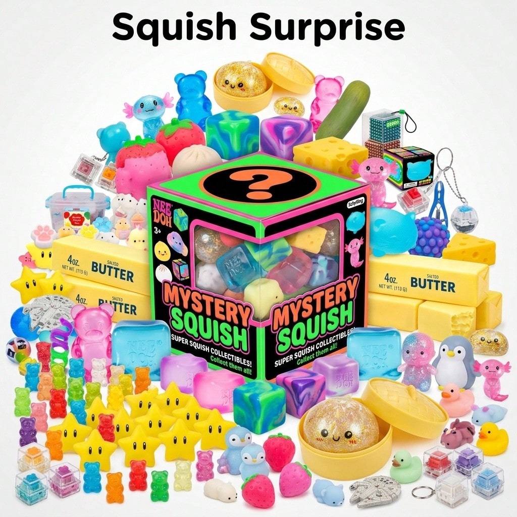 Food Storage And Container - Überraschungsbox – Langsam aufspringende Squishy-Spielzeuge, Quetschspielzeuge