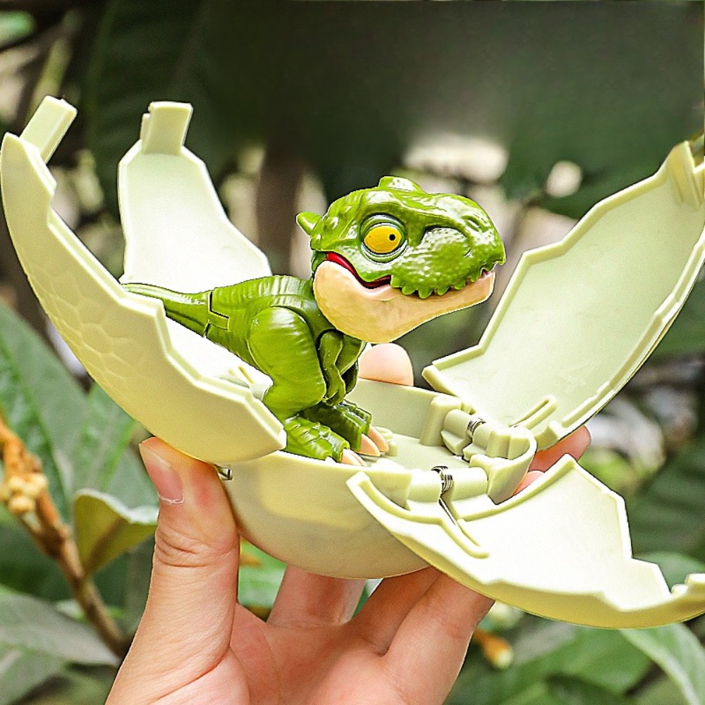 Food Storage Eggs - Kinderspielzeug, verformbares Dinosaurier-Ei, süßer Fingerbiss, Tyrannosaurus
