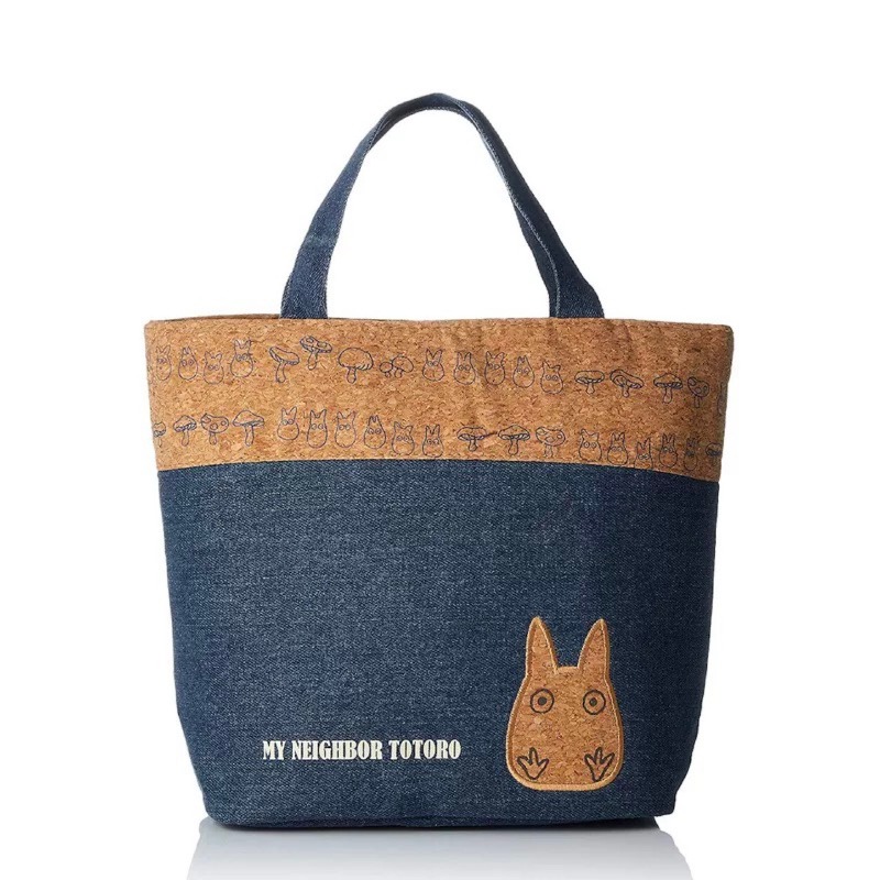 Food Storage Keep Warm - Neue My Neighbor Totoro Denim Thermo-Lunch-Tasche,