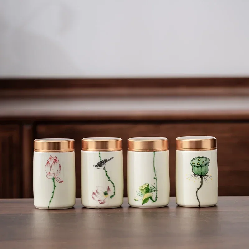 Food Storage Jar Set - 4 TEILE/LOS Boutique keramik Tee Caddy