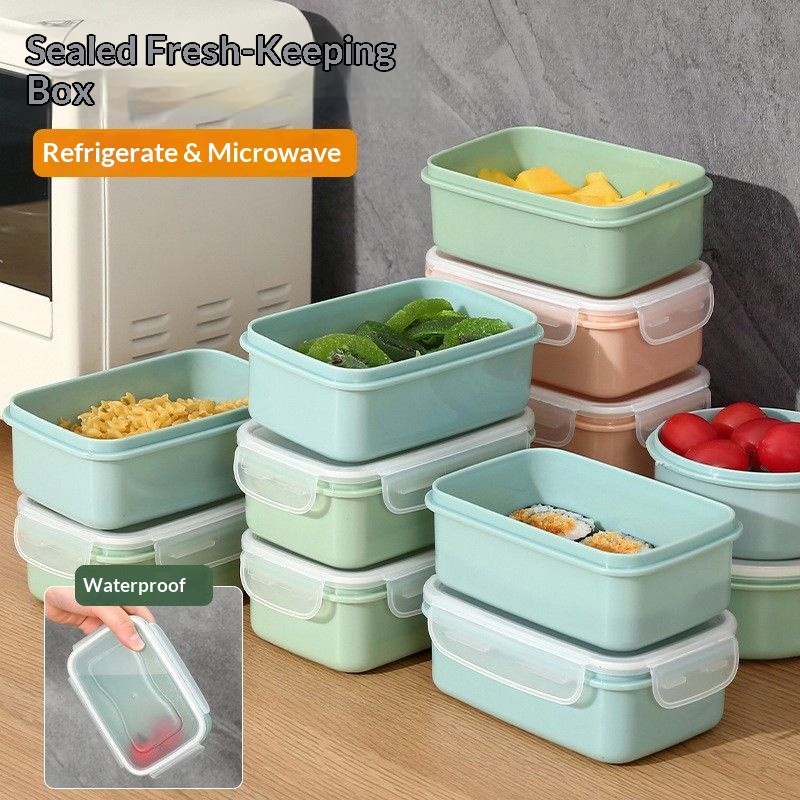 Food Storage For Camping - Luftdichte Lebensmittelbehälter BPA-frei Stapelbare Auslaufsichere Lunchbox