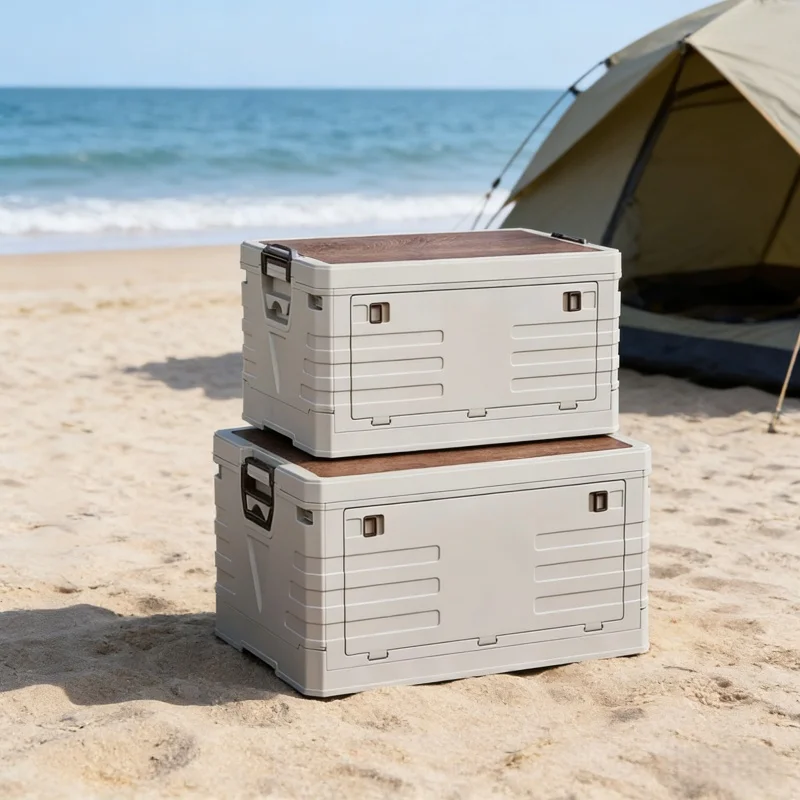 Food Storage For Camping - Auto-Aufbewahrungsbox für Outdoor-Camping, Faltbare Aufbewahrungsbox mit