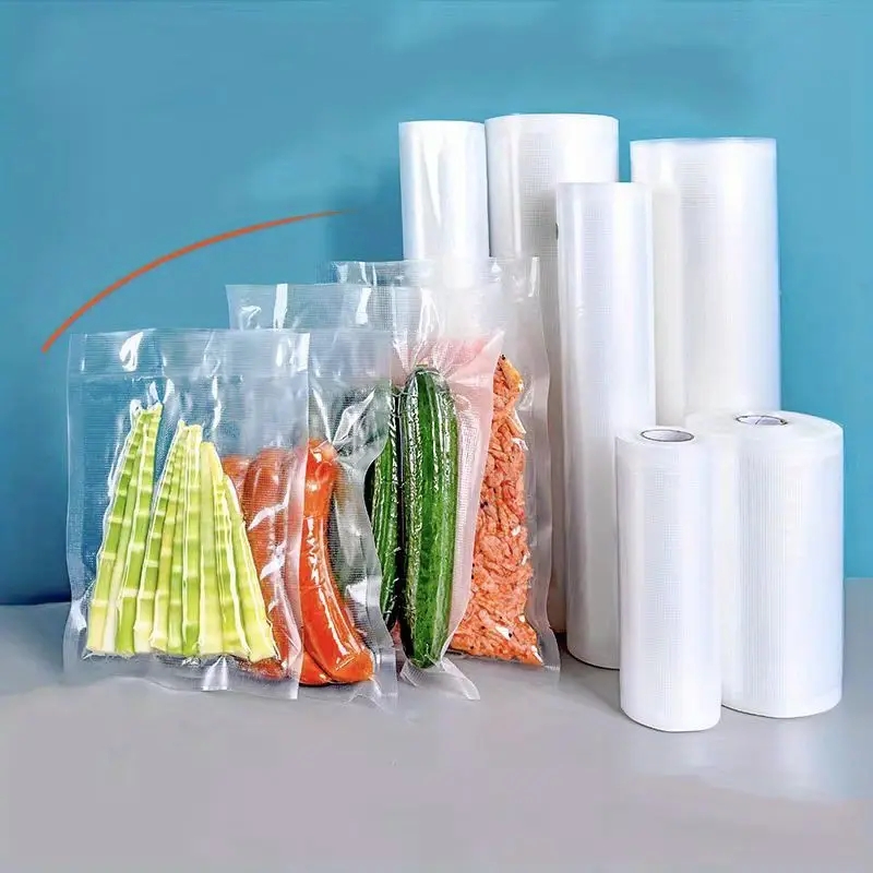Food Storage Vegetables - 500 cm/Rollen Lebensmittel-Vakuumbeutel für Sous-Vide-Aufbewahrung, Verpackungsbeutel