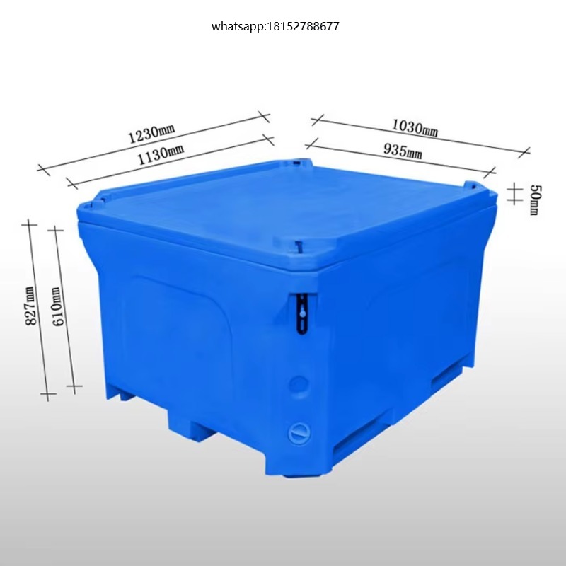 Food Storage Box Plastic - 660L Isolierte Rotationsgeformte Kunststoffbox für Lebensmittel-
