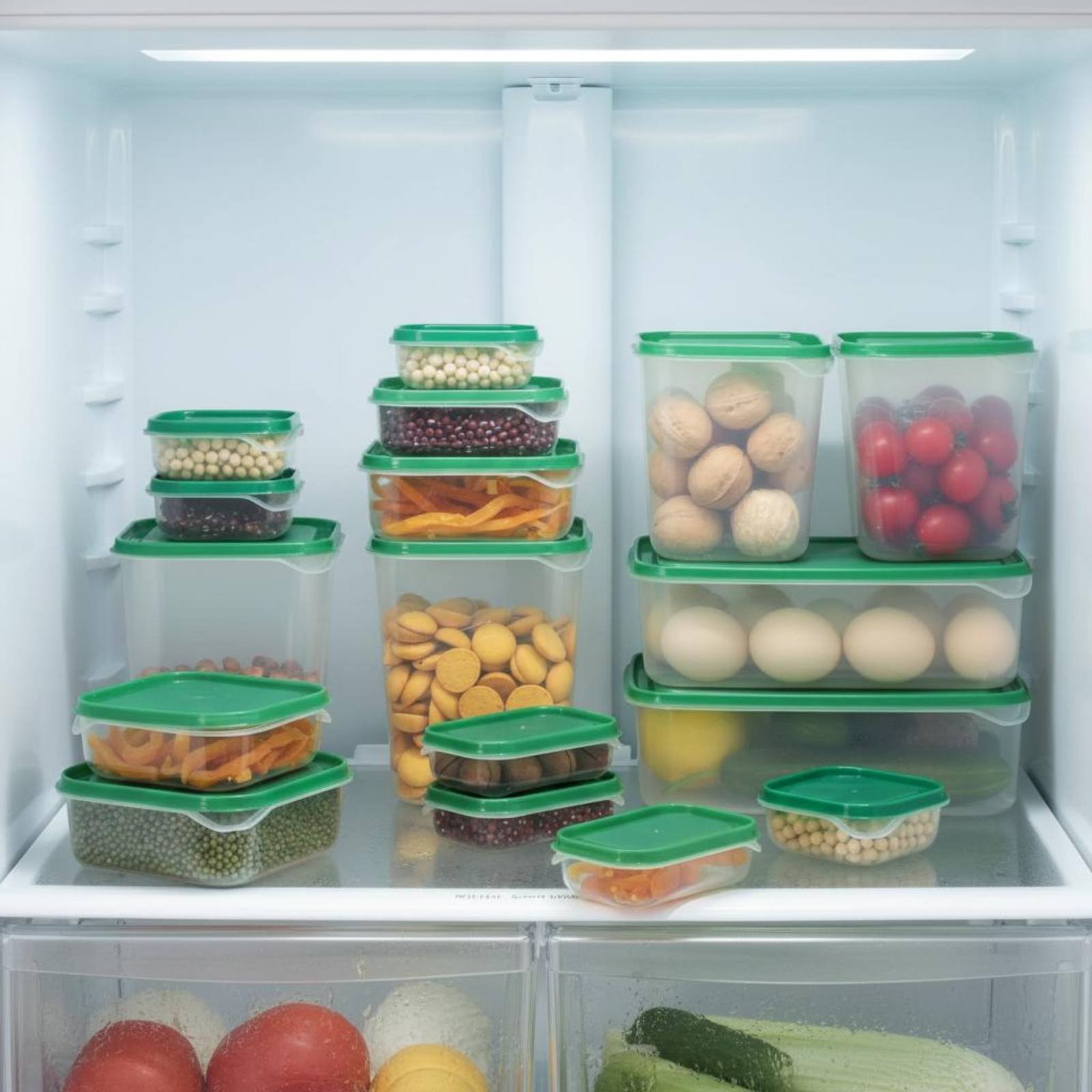 17-teiliges Kühlschrank-Aufbew – Food Storage Containers Plastic Box Bewertung und Preis