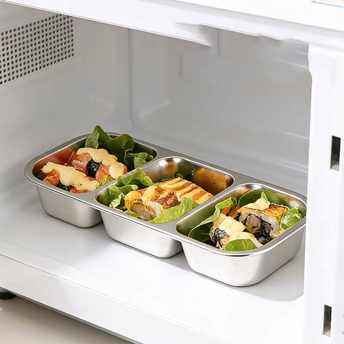 Edelstahl-Lebensmittelbehälter – Food Storage With Colander Bewertung und Preis