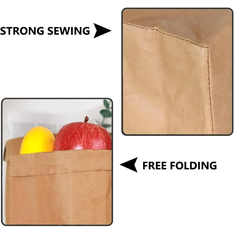 Kraftpapiertüten, waschbare Pa – Food Storage Of Plants Bewertung und Preis