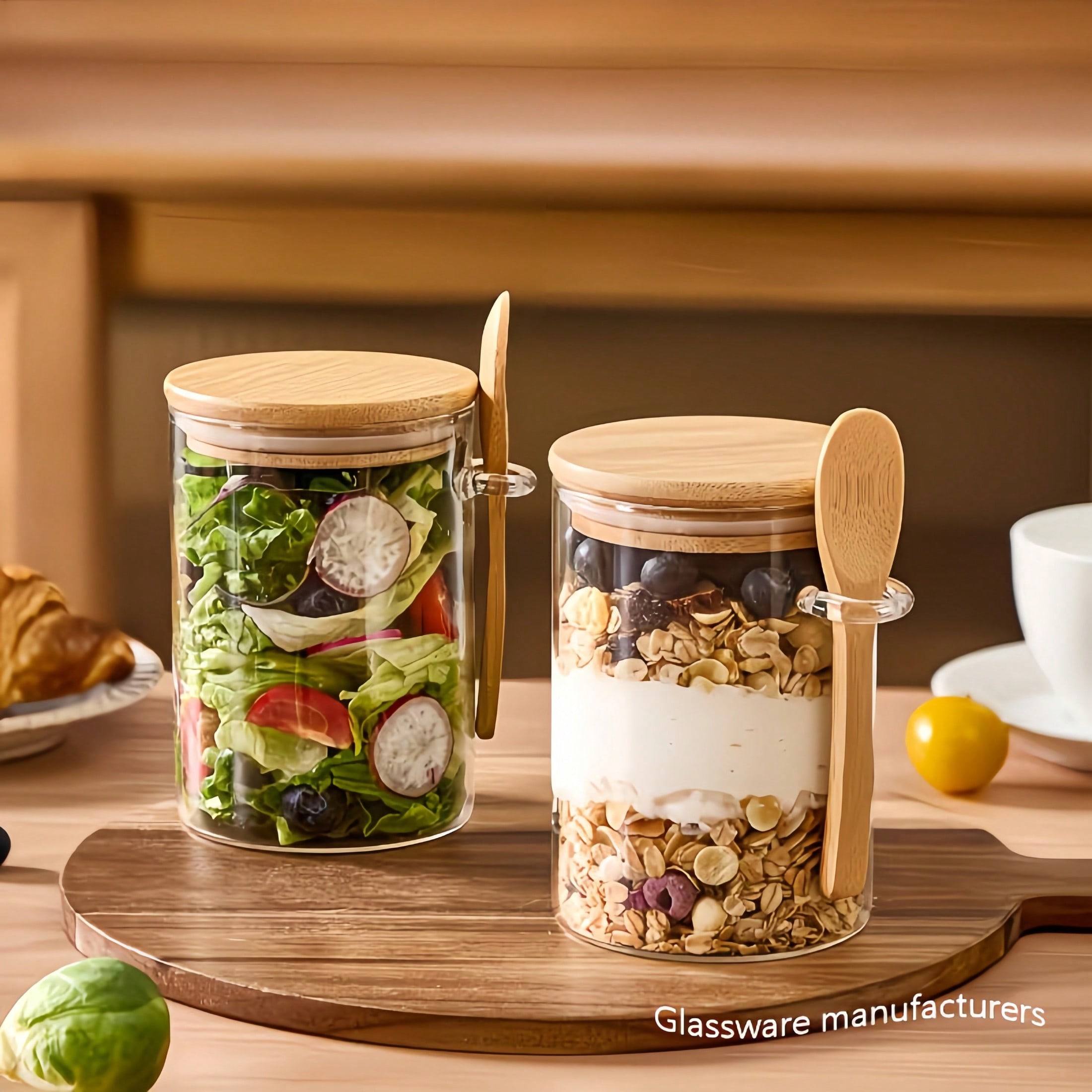 4-teiliges Aufbewahrungsset (b – Food Storage Glass Set Bewertung und Preis