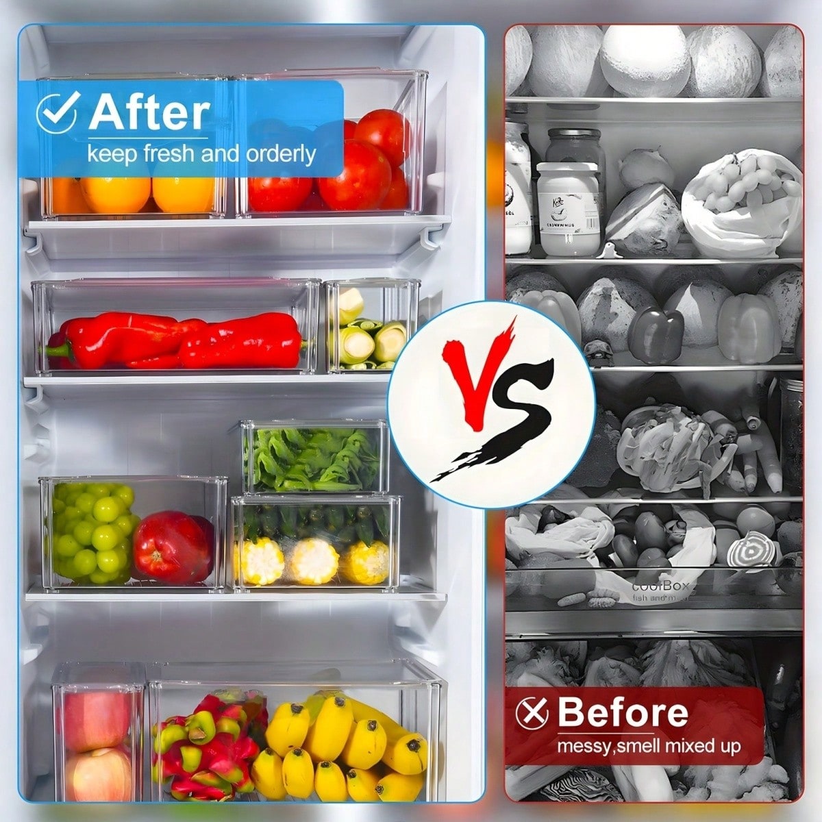 7/14er-Pack stapelbare Kühlsch – Food Storage Vegetables Bewertung und Preis