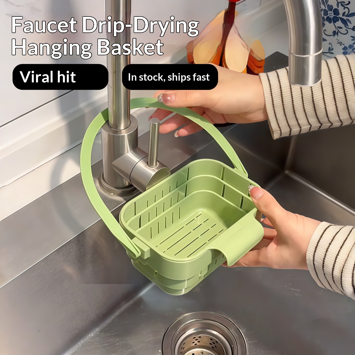 Faltbarer Spülbeckensiebkorb,  – Food Storage With Colander Bewertung und Preis
