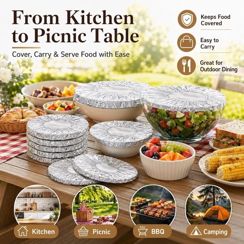 Aluminiumfolie Isolierabdeckun – Food Storage With Colander Bewertung und Preis