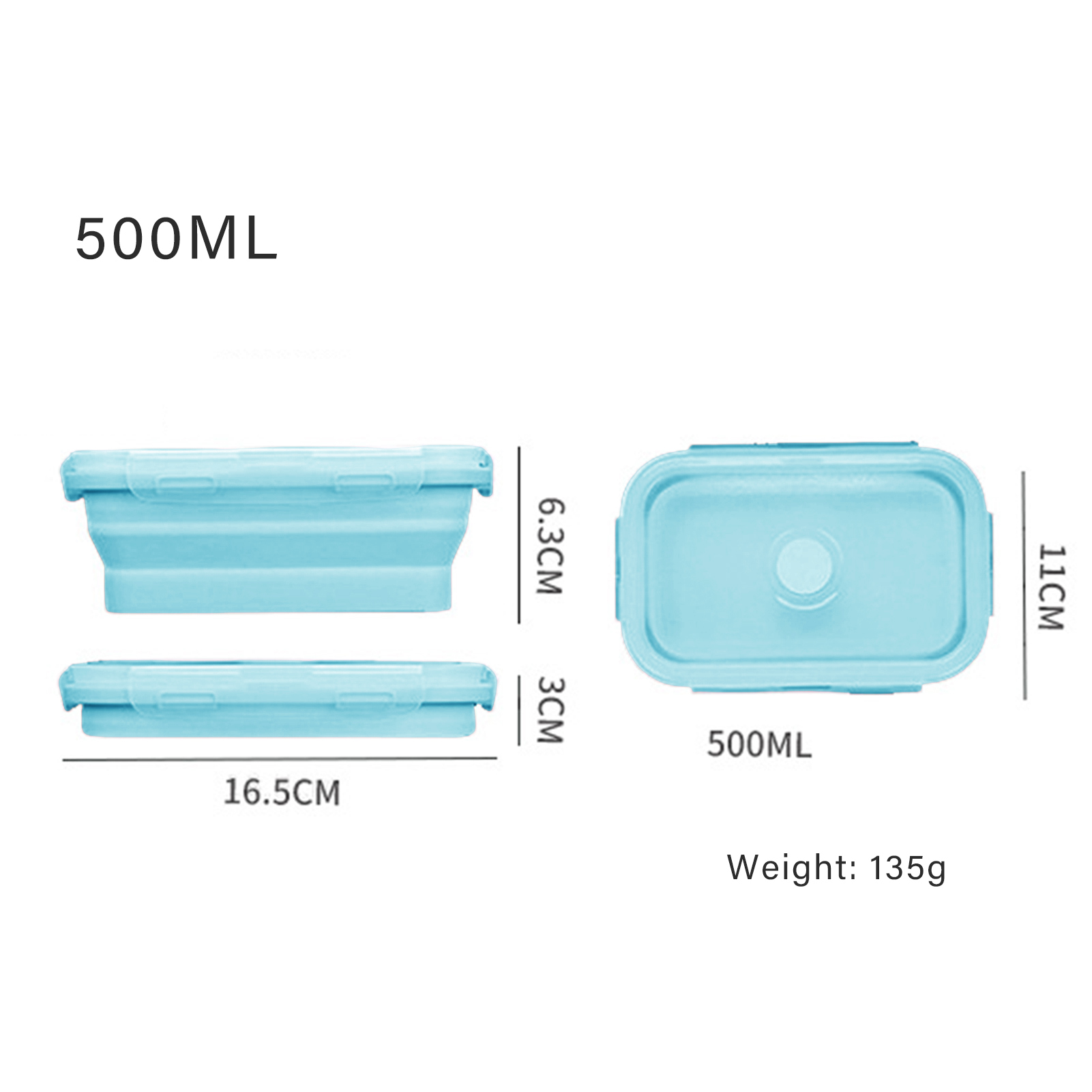 Silikon-Lunchbox, Lebensmittel – Food Storage Containers Plastic Box Bewertung und Preis