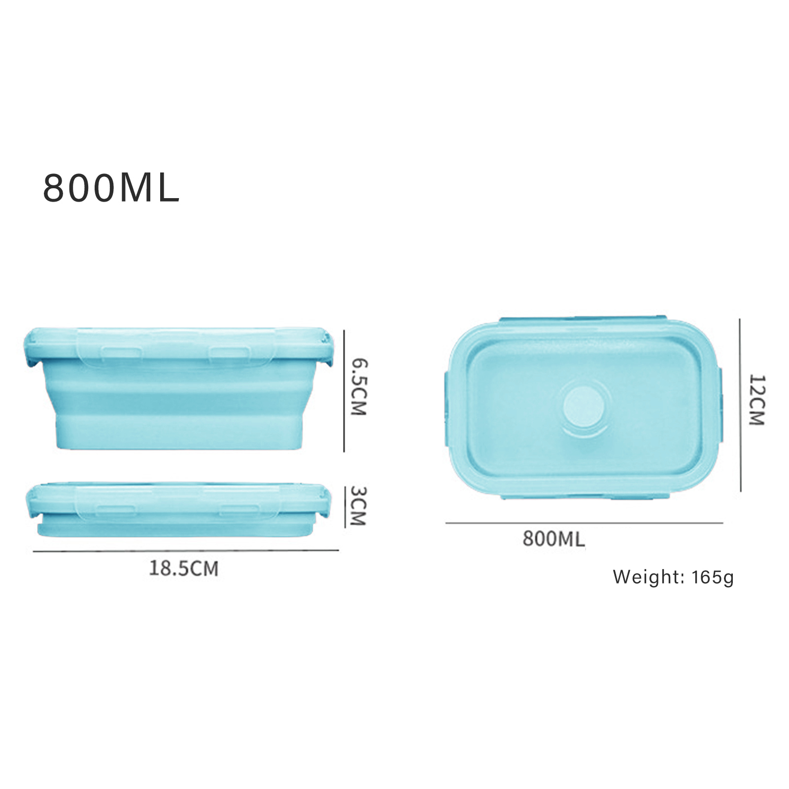 Silikon-Lunchbox, Lebensmittel – Food Storage Containers Plastic Box Bewertung und Preis