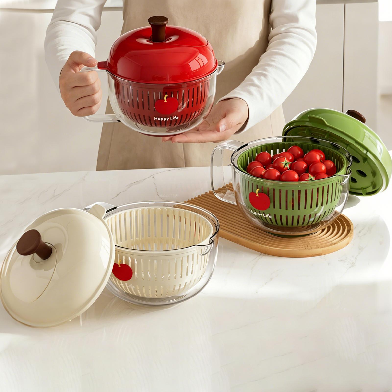 Apfel-Design Gemüsewaschgerät, – Food Storage Vegetables Bewertung und Preis