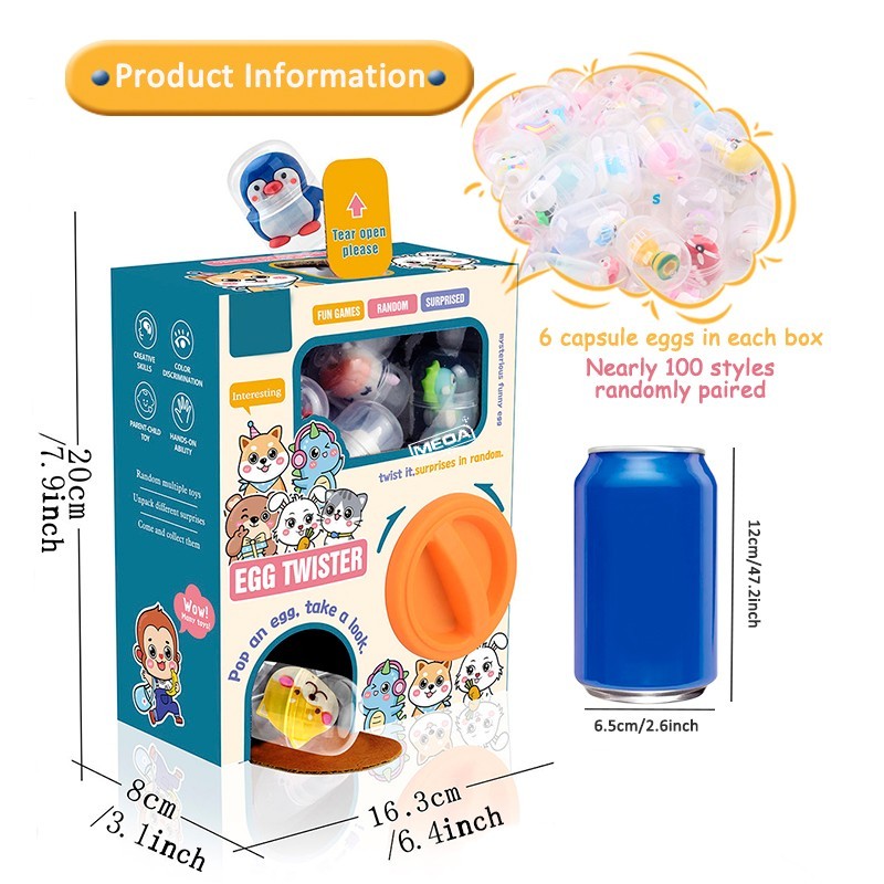 Beliebte Kinderspielzeug-Gacha – Food Storage Eggs Bewertung und Preis