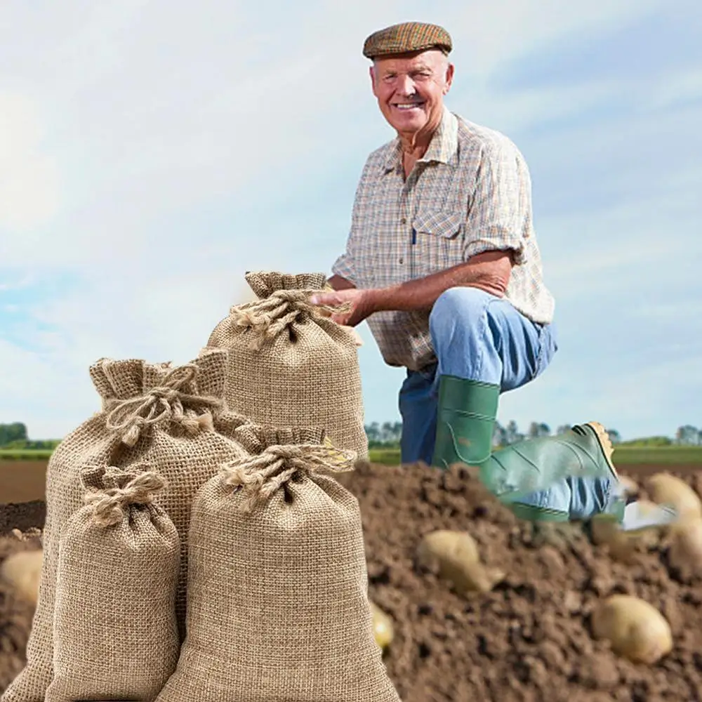 Jute-Kartoffelsäcke, Wiederver – Food Storage Roots Bewertung und Preis