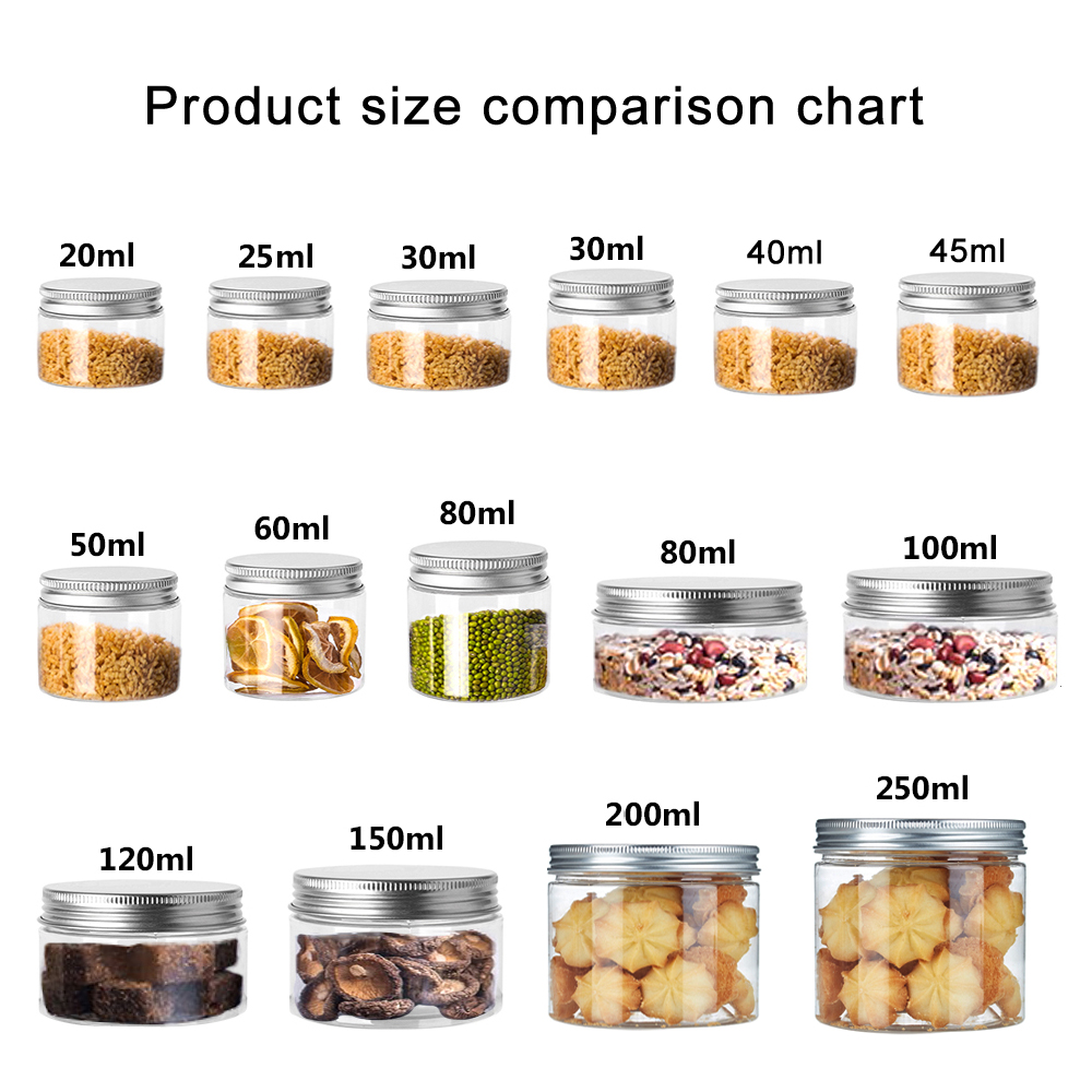 1-10Pcs 20/25/30/40/45-250ml L – Food Storage Jar Set Bewertung und Preis