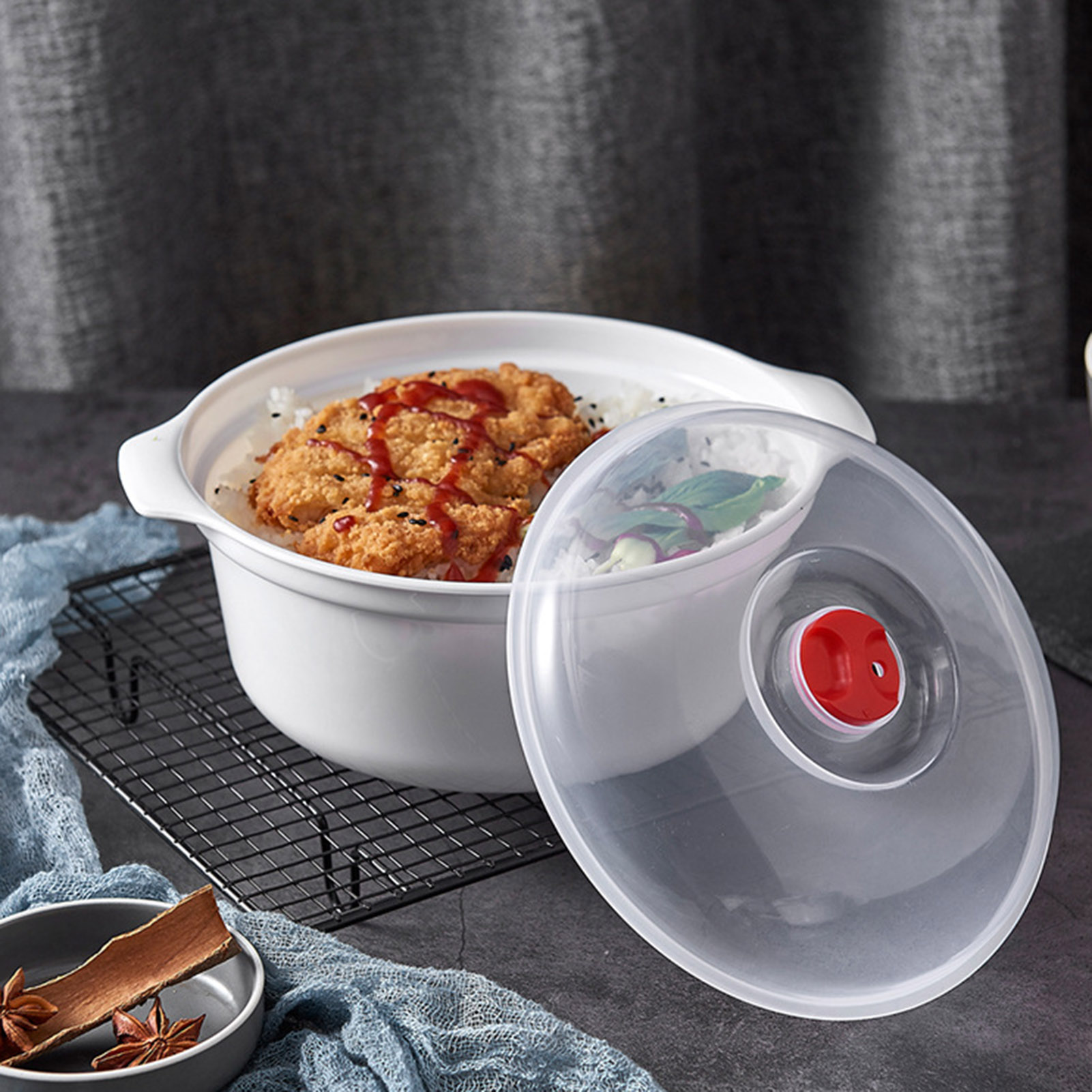 Professionelle Lunchbox, runde – Food Storage Containers Plastic Box Bewertung und Preis