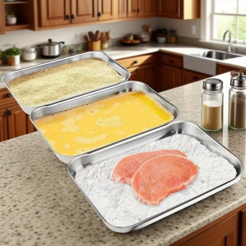 3-teilige Edelstahl-Lebensmitt – Food Storage With Colander Bewertung und Preis