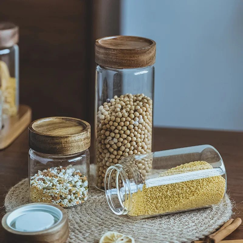 Holzdeckel Orgnizer Glas luftd – Food Storage Jar Set Bewertung und Preis