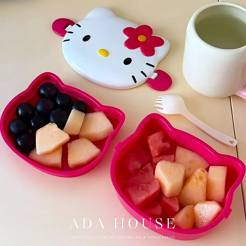 Niedliche Hello Kitty-förmige  – Food Storage Containers Plastic Box Bewertung und Preis