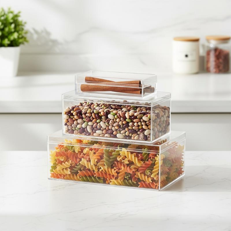 Verstärkte Rechteckige Acryl-A – Food Storage Of Plants Bewertung und Preis