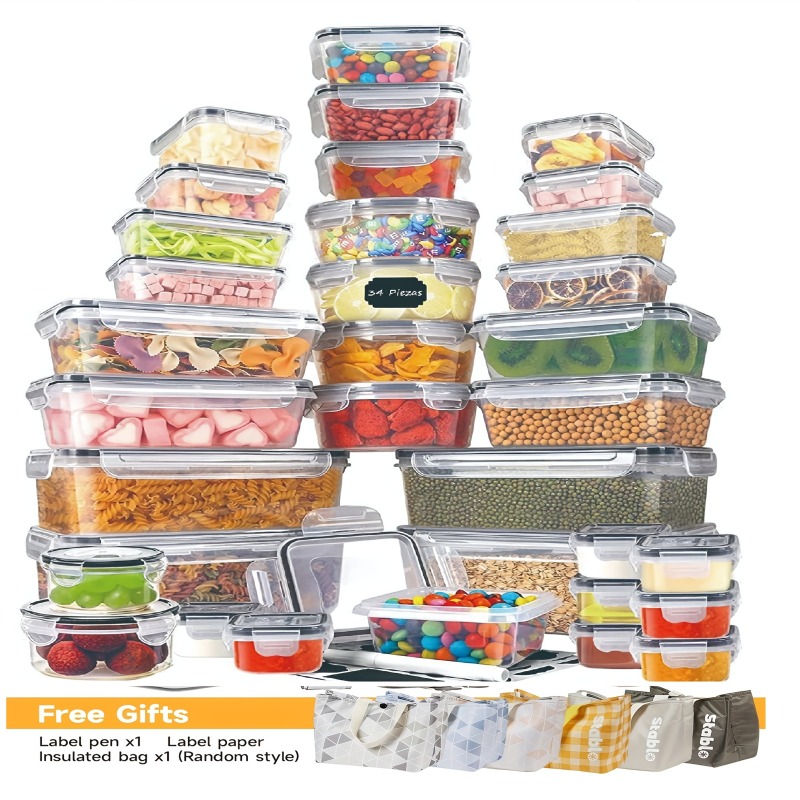 48-teiliges BPA-freies Lebensm – Food Storage With Colander Bewertung und Preis