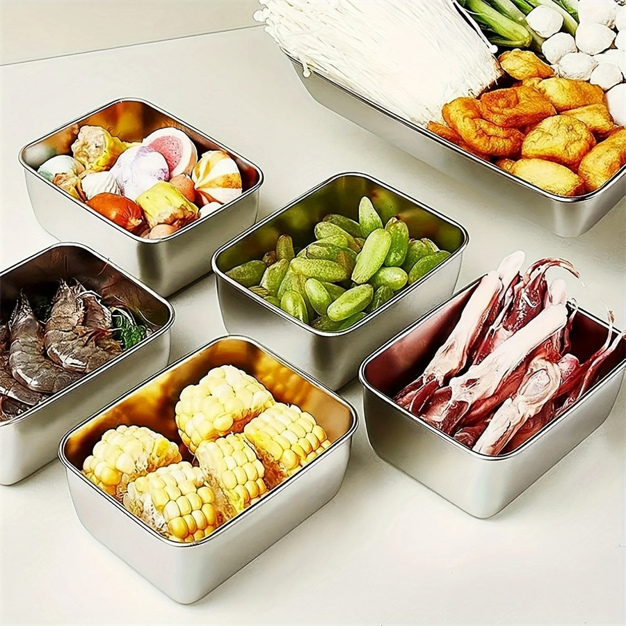1/3/5 Stück Edelstahl-Aufbewah – Food Storage With Colander Bewertung und Preis