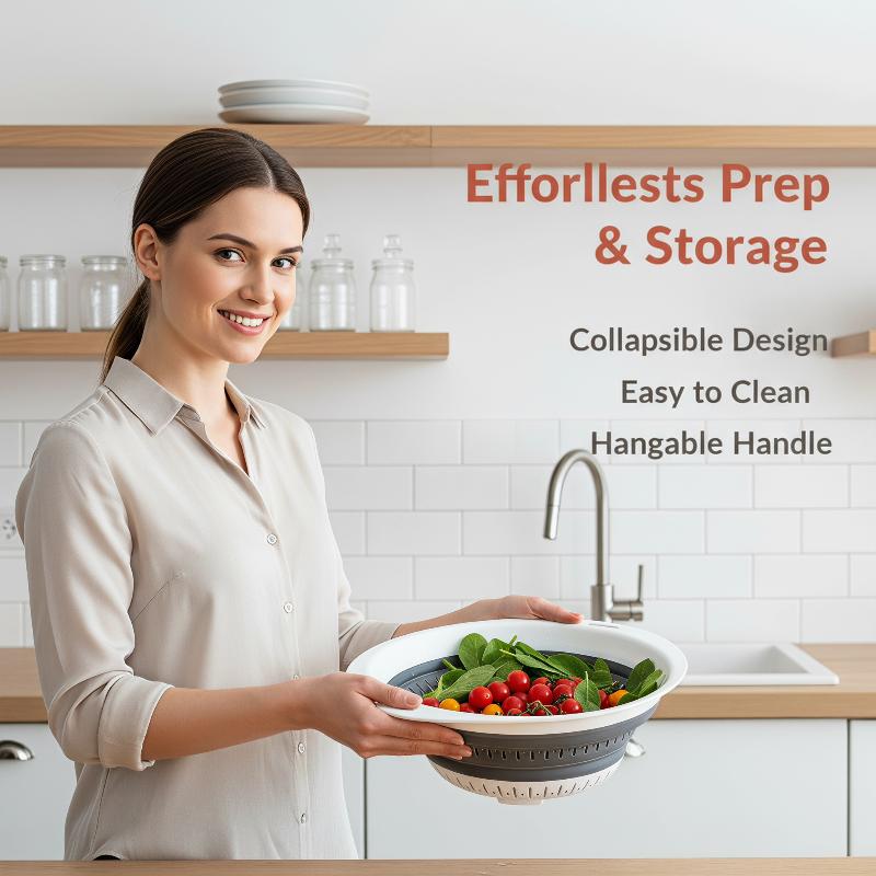 Langlebiger Silikon-Faltabtrop – Food Storage Vegetables Bewertung und Preis