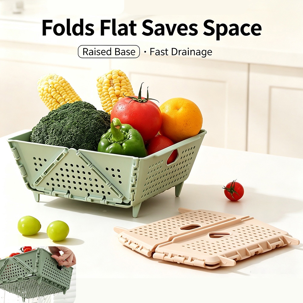 Faltbarer Obst- und Gemüse-Abt – Food Storage With Colander Bewertung und Preis