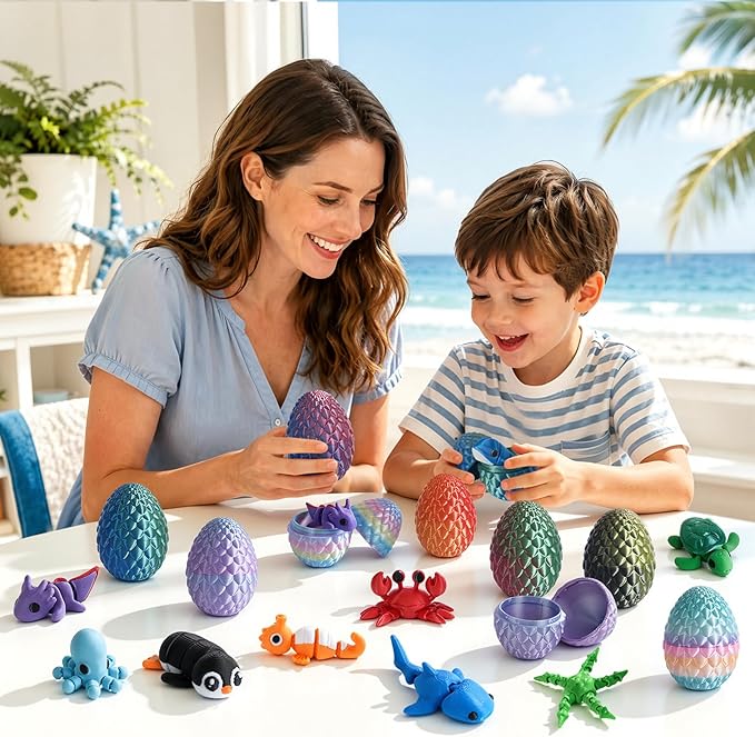 24 Stück 3D-Gedruckte Überrasc – Food Storage Eggs Bewertung und Preis