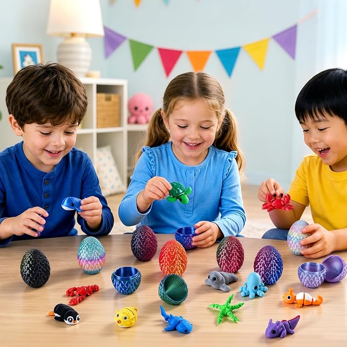 24 Stück 3D-Gedruckte Überrasc – Food Storage Eggs Bewertung und Preis